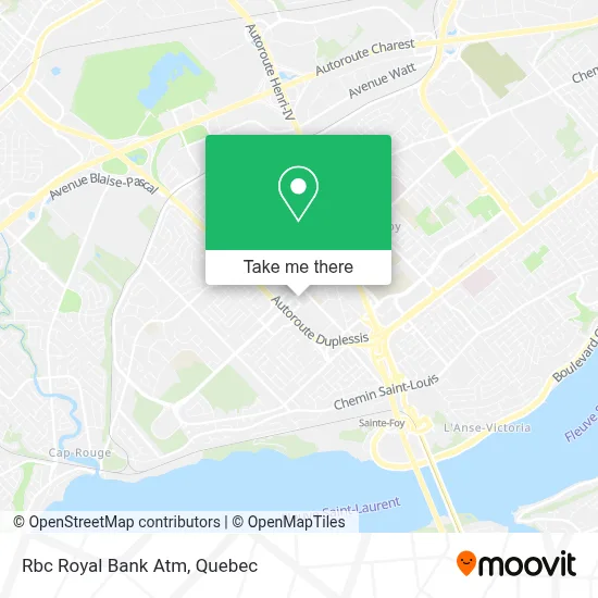 Rbc Royal Bank Atm map