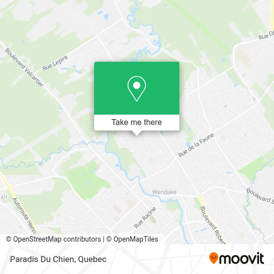 Paradis Du Chien map
