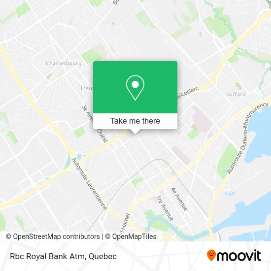 Rbc Royal Bank Atm map