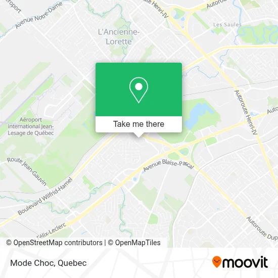 Mode Choc map