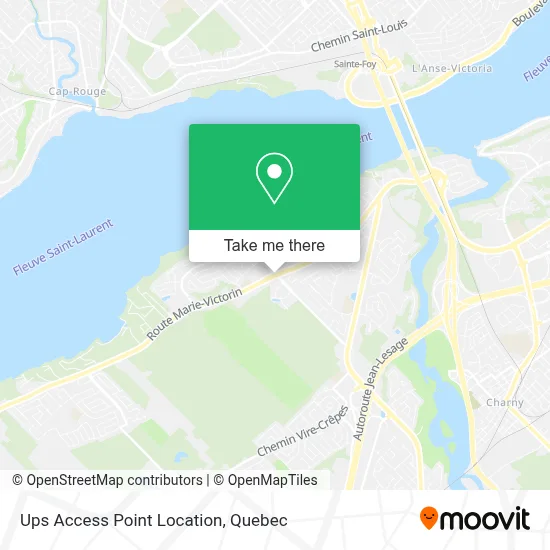 Ups Access Point Location map