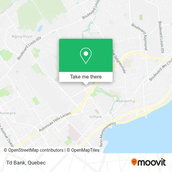 Td Bank map