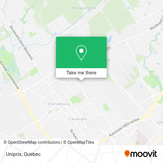 Uniprix map