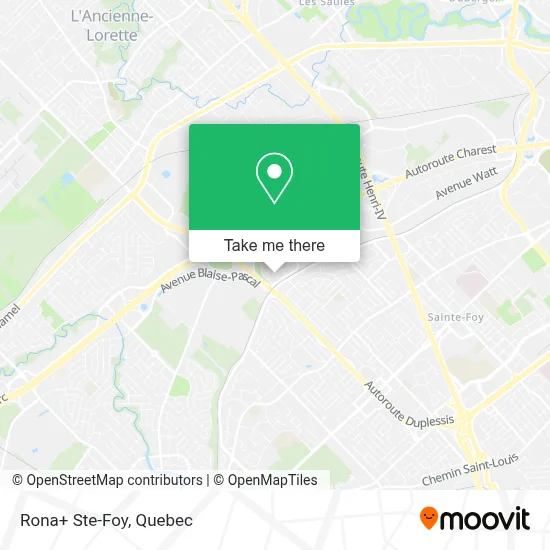 Rona+ Ste-Foy map