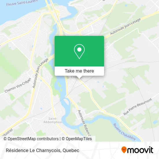 Résidence Le Charnycois map