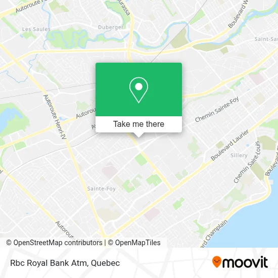 Rbc Royal Bank Atm map