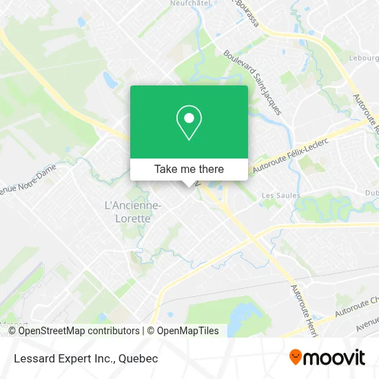 Lessard Expert Inc. map