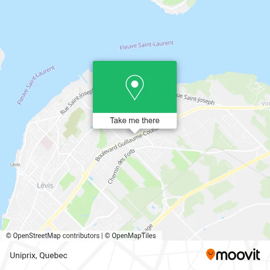 Uniprix map