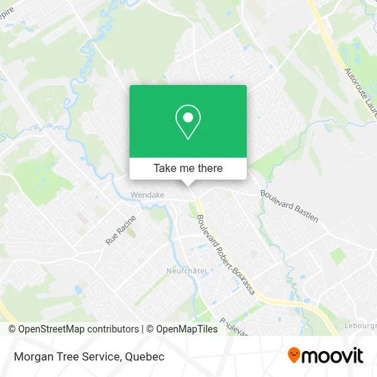 Morgan Tree Service map