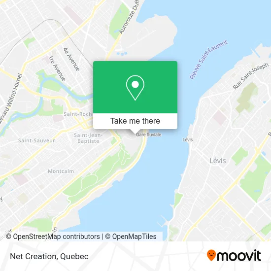 Net Creation map