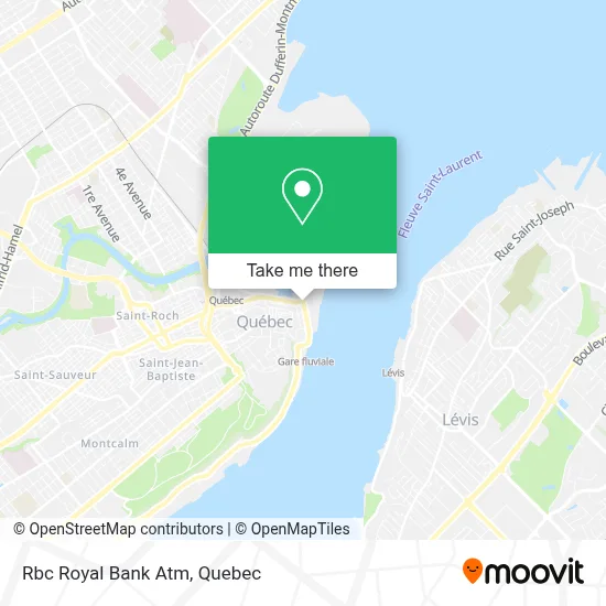 Rbc Royal Bank Atm map