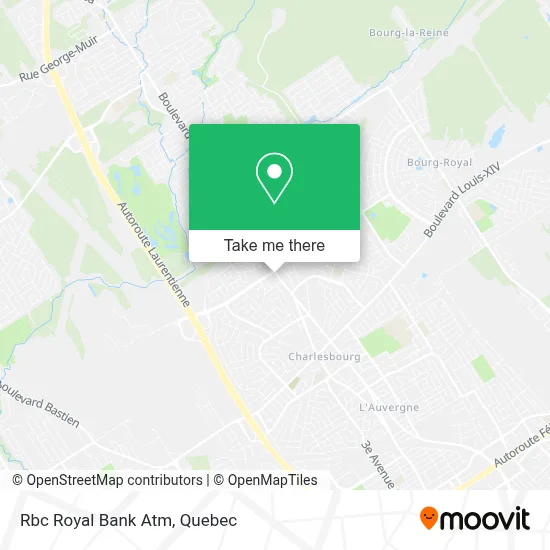 Rbc Royal Bank Atm map