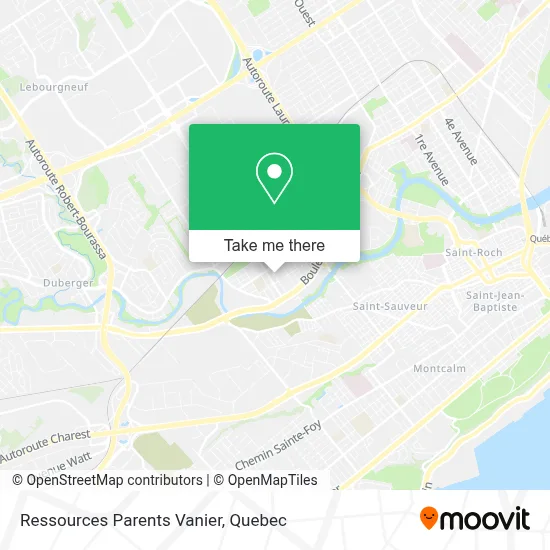 Ressources Parents Vanier map