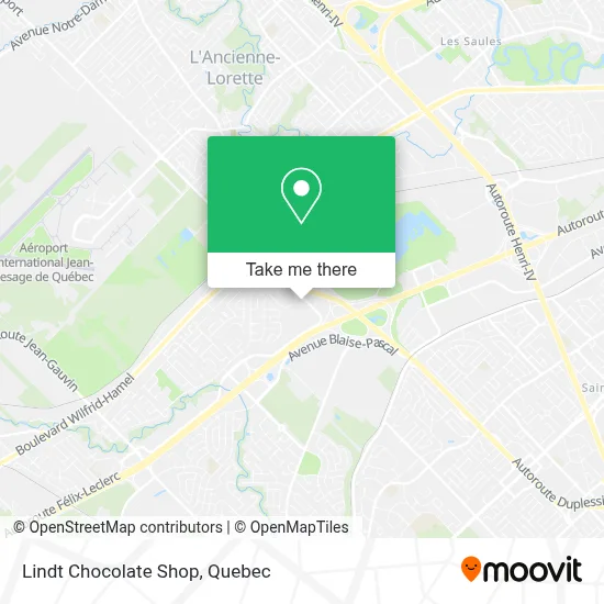 Lindt Chocolate Shop map