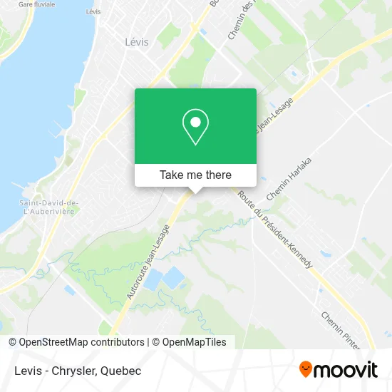 Levis - Chrysler map