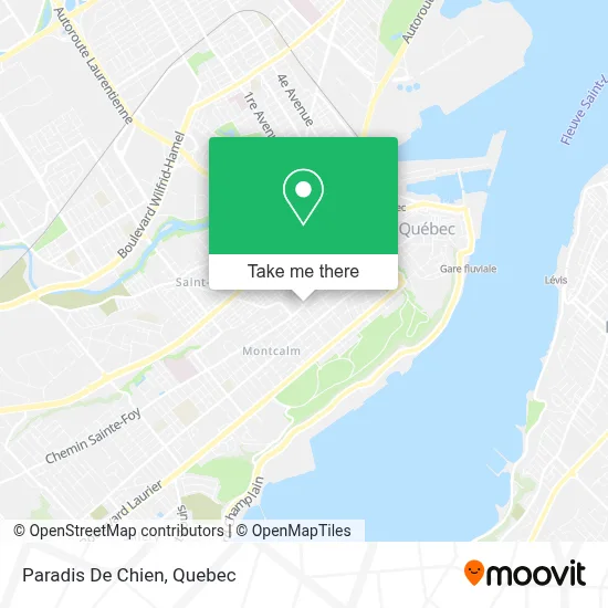 Paradis De Chien map
