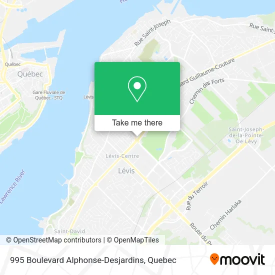 995 Boulevard Alphonse-Desjardins map