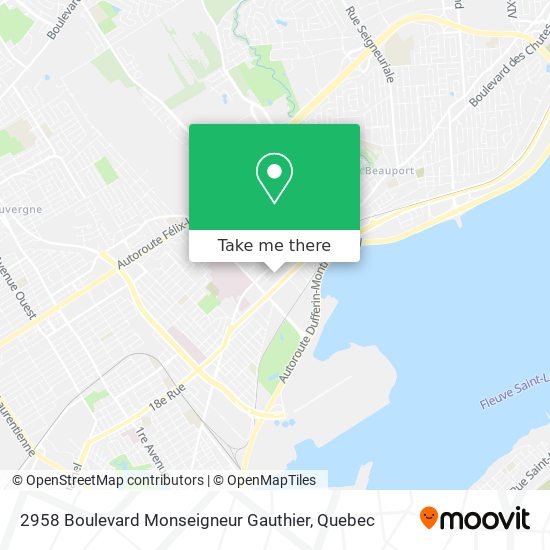2958 Boulevard Monseigneur Gauthier map