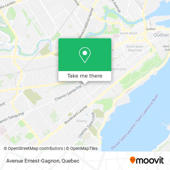 Avenue Ernest-Gagnon map
