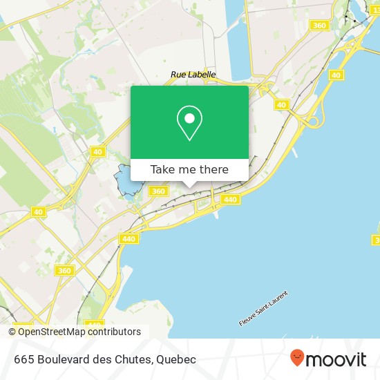 665 Boulevard des Chutes map