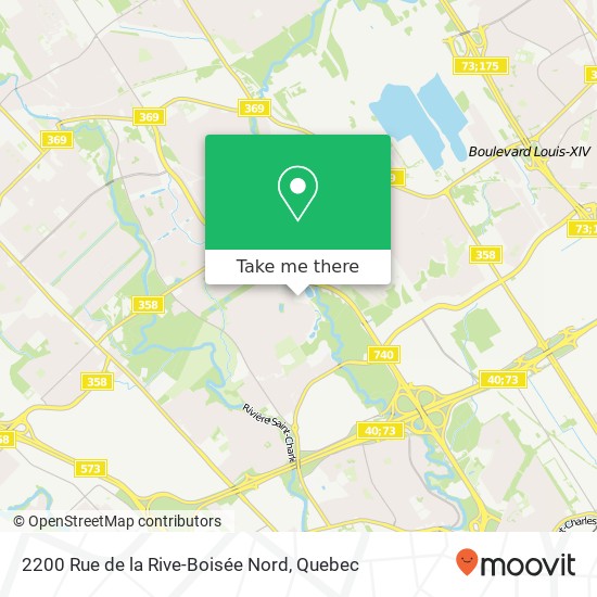 2200 Rue de la Rive-Boisée Nord map