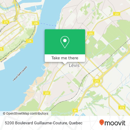 5200 Boulevard Guillaume-Couture map