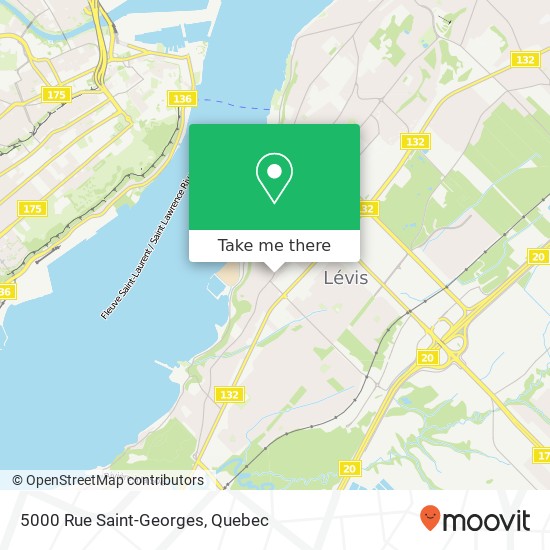 5000 Rue Saint-Georges map