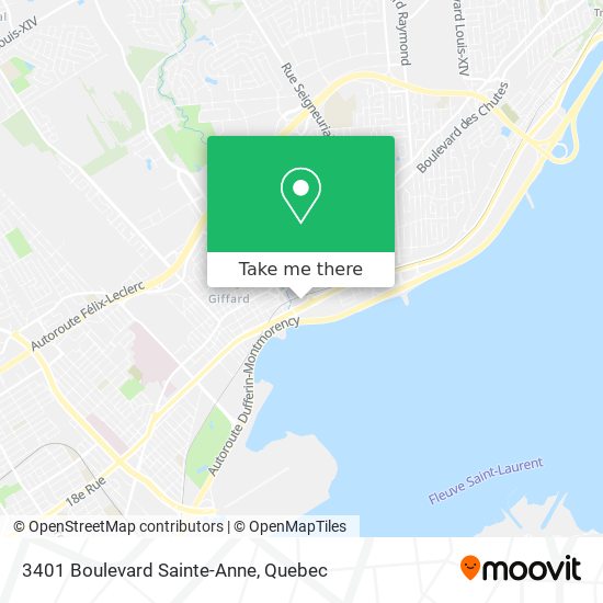 3401 Boulevard Sainte-Anne map