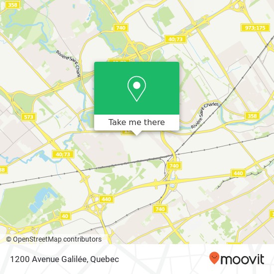 1200 Avenue Galilée map