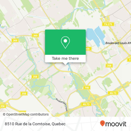 8510 Rue de la Comtoise map