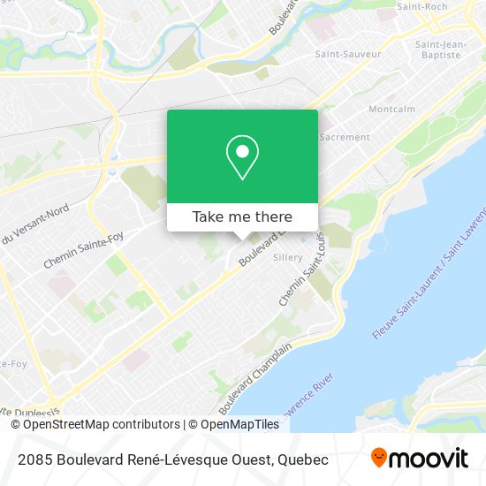 2085 Boulevard René-Lévesque Ouest map