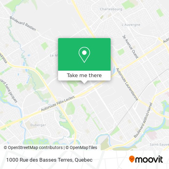 1000 Rue des Basses Terres map