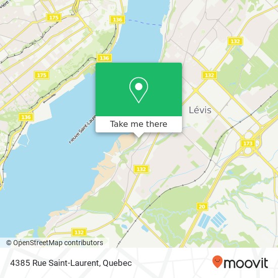 4385 Rue Saint-Laurent map