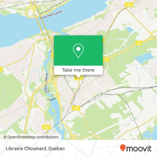 Librairie Chouinard map