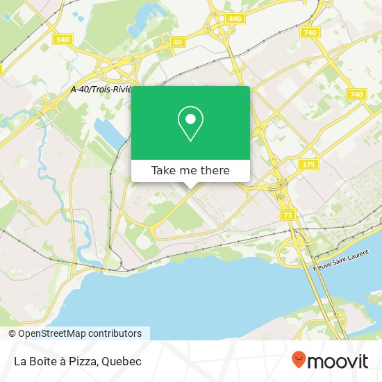 La Boîte à Pizza, 3500 Chemin des Quatre-Bourgeois Québec, QC G1W 2L2 map