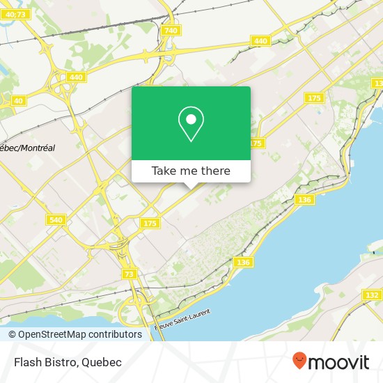 Flash Bistro, 2600 Boulevard Laurier Québec, QC G1V map