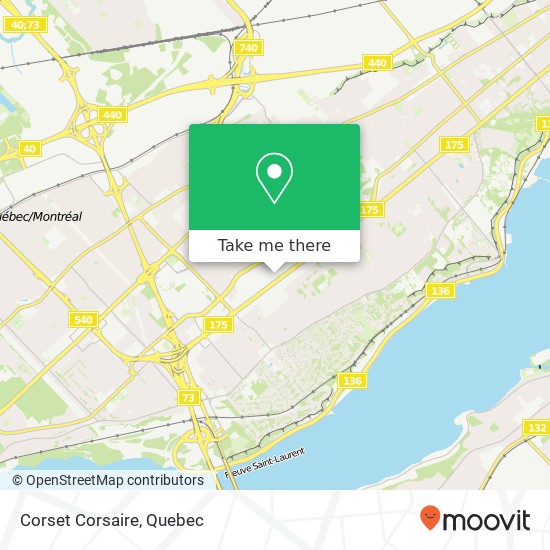 Corset Corsaire, 2600 Boulevard Laurier Québec, QC G1V map