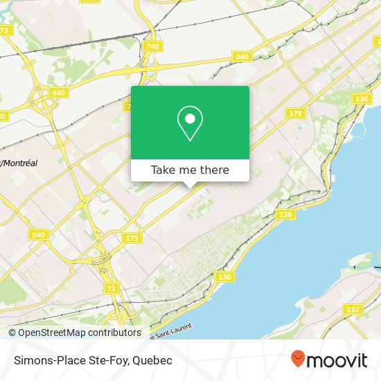 Simons-Place Ste-Foy, 2450 Boulevard Laurier Québec, QC map