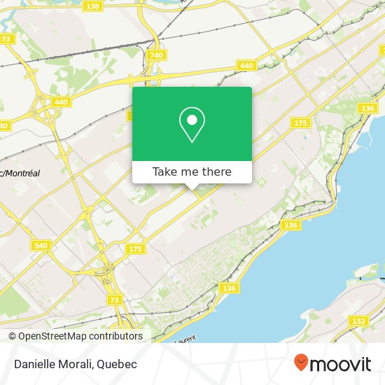 Danielle Morali, Québec, QC G1V map