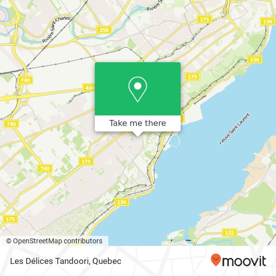 Les Délices Tandoori, 1631 Rue Sheppard Québec, QC G1S 1K4 map