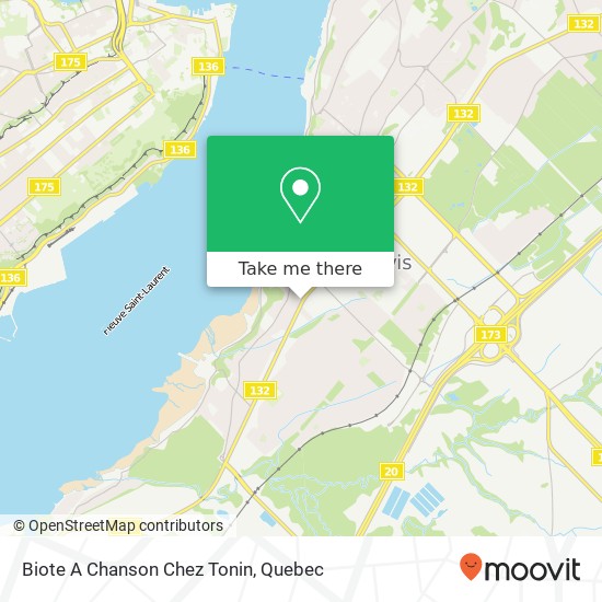 Biote A Chanson Chez Tonin, 4785 Boulevard de la Rive-Sud Lévis, QC G6W 1H4 map