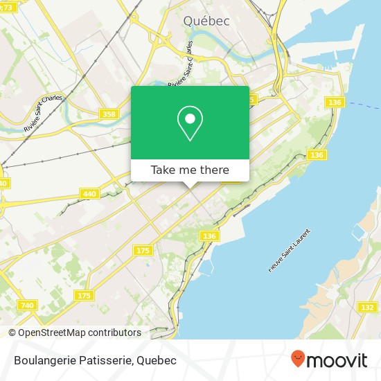 Boulangerie Patisserie, 1005 Avenue Belvédère Québec, QC G1S map