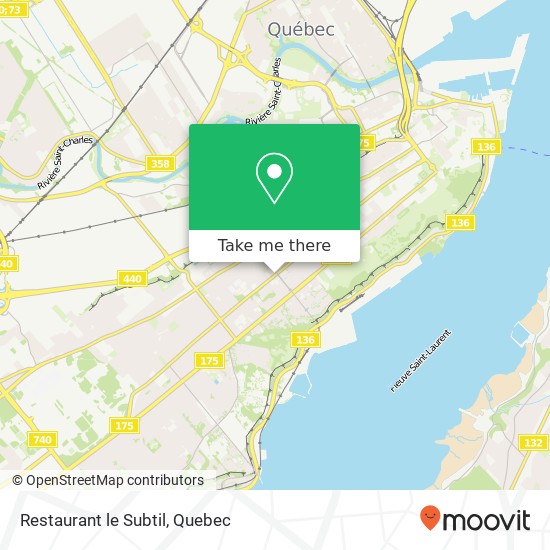 Restaurant le Subtil, 900 Boulevard René-Lévesque W Québec, QC G1S map