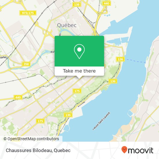 Chaussures Bilodeau, 136 Boulevard René-Lévesque W Québec, QC G1R map