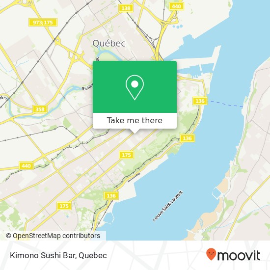 Kimono Sushi Bar, 1034 Avenue Cartier Québec, QC G1R 2S4 map