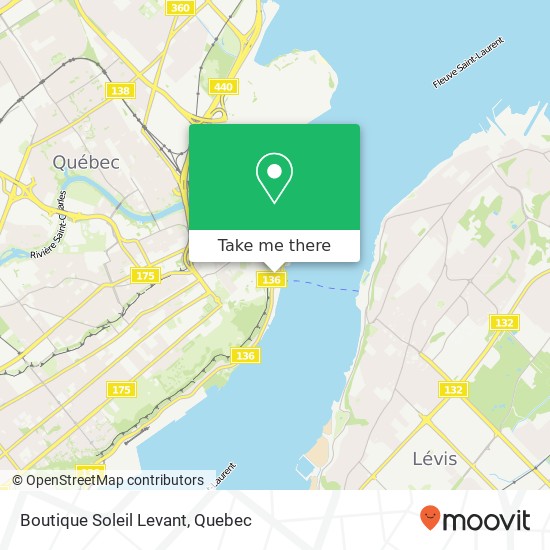 Boutique Soleil Levant, 37 Rue Sous-le-Fort Québec, QC G1K 4G6 map