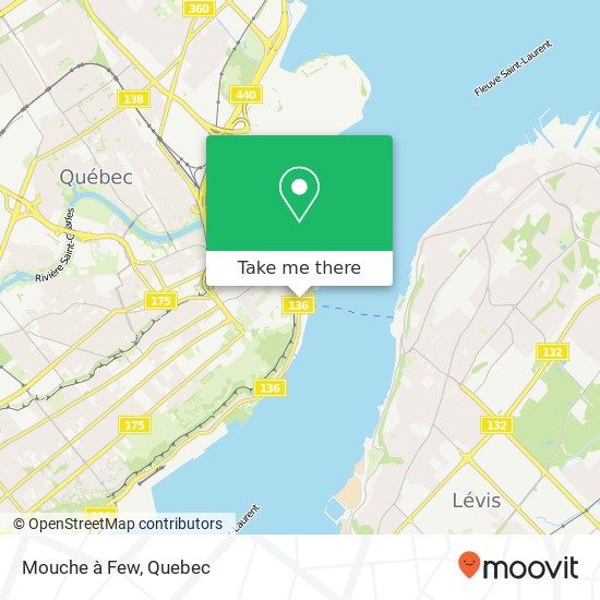 Mouche à Few, Rue Notre-Dame Québec, QC G1K map