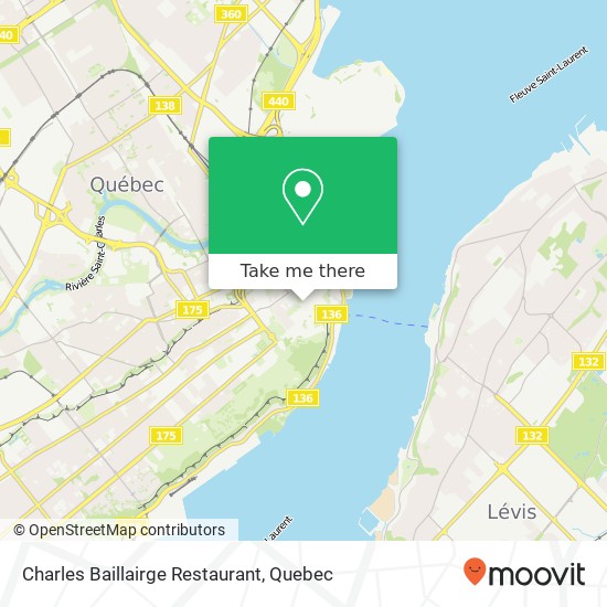 Charles Baillairge Restaurant, 57 Rue Ste-Anne Québec, QC G1R map