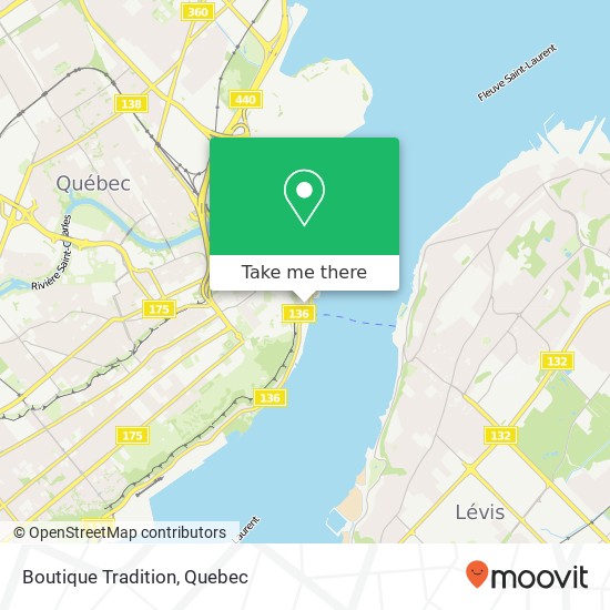 Boutique Tradition, 15 Rue St-Pierre Québec, QC G1K 3Z3 map
