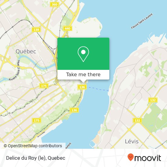 Delice du Roy (le), 33 Rue St-Pierre Québec, QC G1K 3Z5 map